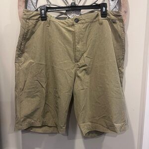 Men's Nitrous black hybrid Tan Shorts